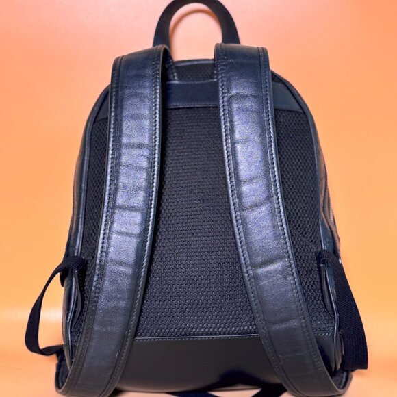 Gucci Signature Pocket Backpack in Guccissima Leather - Small Black main image 4